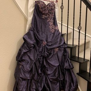 Alyce Designs size 16 formal lilac, purple gown.